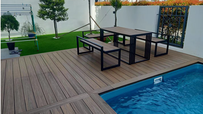 The most suitable WPC decking for swimming pool 